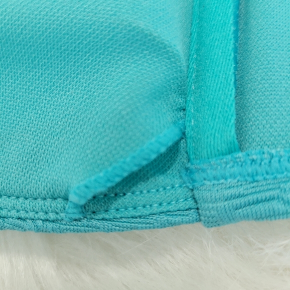 Time and Tru Popcorn Texture Aqua Bandeau Knot Top M 8-10 NWT Adjustable Straps - Picture 6 of 12